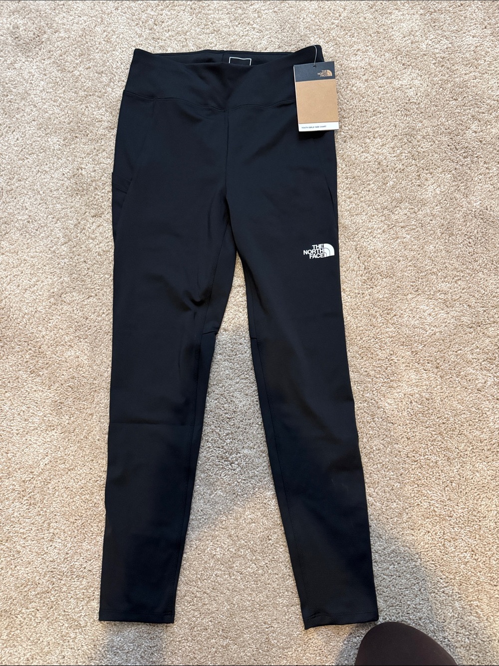 The North Face Black Girls' On Mountain tight size L-14/16